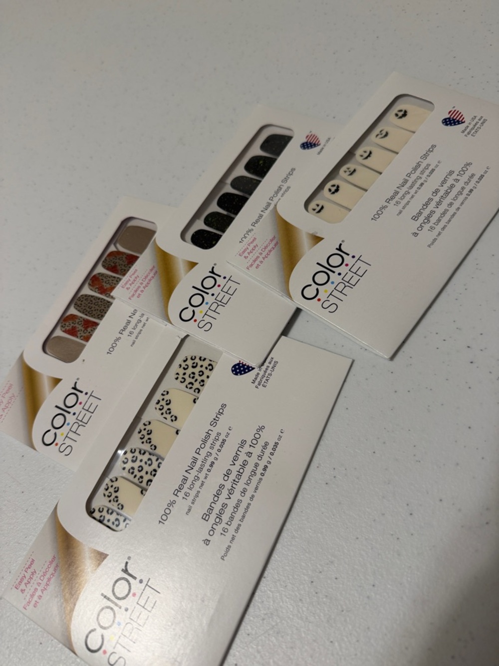 Color Street Nail Strips - 4 packs